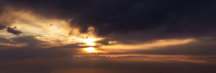 Sunshine through the sky