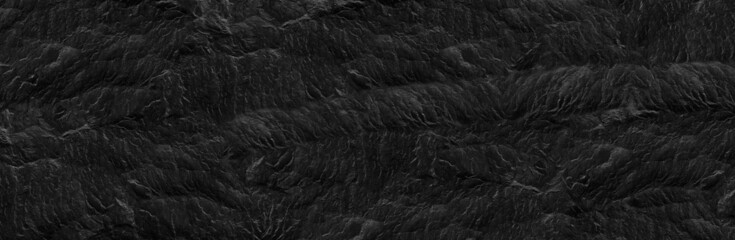 Fototapeta premium Gray grunge banner. Abstract stone background. The texture of the stone wall. Close-up.