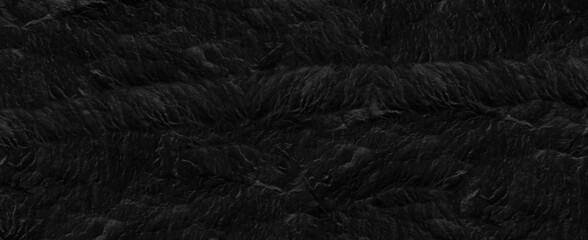 Black lined marble stone texture background.