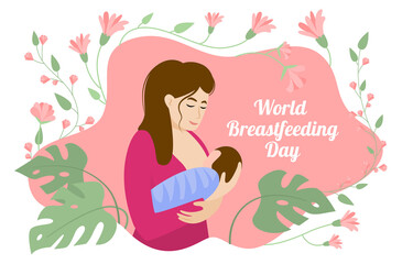 World Breastfeeding Day Composition