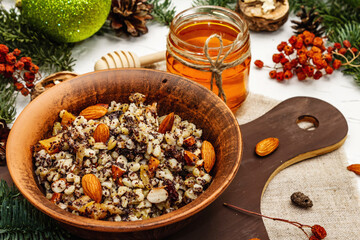 Traditional Christmas dish Kutya