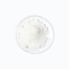 Closeup chemical ingredient on white laboratory table. Di-Ammonium Prosphate in Chemical Watch...