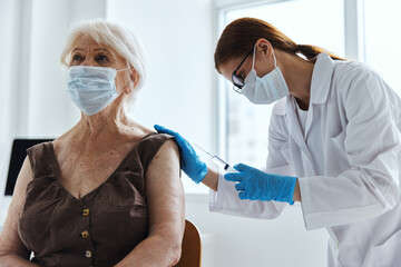 female doctor covid-19 passport health care