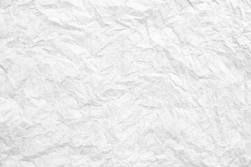 White Texture Background. Crumpled paper.
