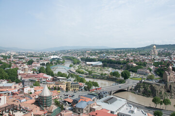 Fototapeta na wymiar view of the city Tebilisi