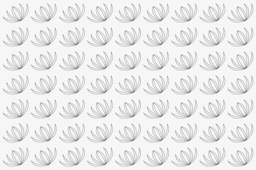 floral seamless pattern. Vector organic background.