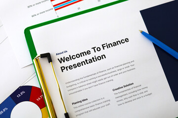 Presentation Personal Finance Report Spreadsheet Plannnig Statistics - 464505847