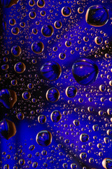 drops on glass flower pattern