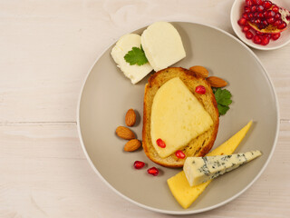 Cheese sandwich  . A quick snack.