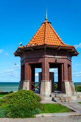 Historical pump room Queen Louise in the resort town of Zelenogradsk