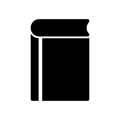 Book simple icon vector graphic illustration. Textbook symbol