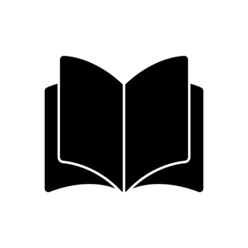 Book simple icon vector graphic illustration. Textbook symbol