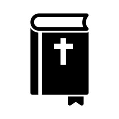 Christian bible icon vector, bible symbol in line style, book vector different style vector illustration.