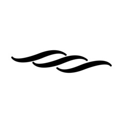 Water Wave symbol and icon Logo Template vector