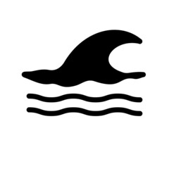 Water Wave symbol and icon Logo Template vector