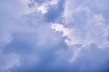 view of cloudy clouds in the afternoon
