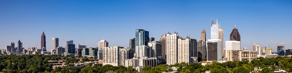 Fototapeta na wymiar Atlanta Midtown Skyline