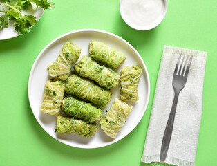 Stuffed cabbage rolls