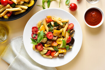 Ratatouille pasta salad