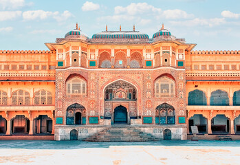 Fototapeta Amber fort in Jaipur, India obraz