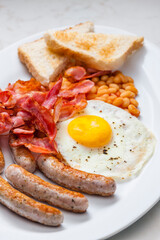 still life of English breakfast