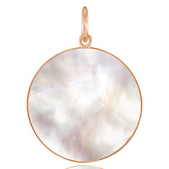 Kettenanhänger, Ronde, Rosegold, 