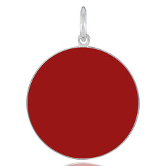 Kettenanh&auml;nger, Ronde, silber