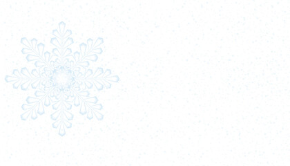 Snowflake white background background banner - 464523258