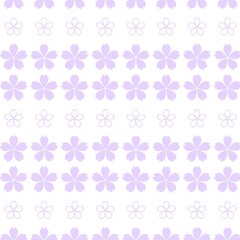 桜の背景　パステルパープル