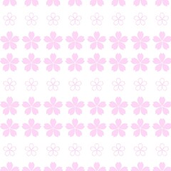 桜の背景　パステルピンク