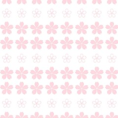 桜の背景　桜色