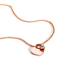 Halskette, Rosegold