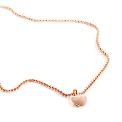 Halskette, Rosegold
