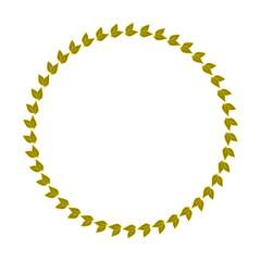 Floral frame. Flowers and leaves. Vector. Colorful element for design in doodle style.
