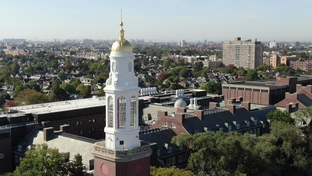 Aerial of Flatbush, Brooklyn and Brooklyn College