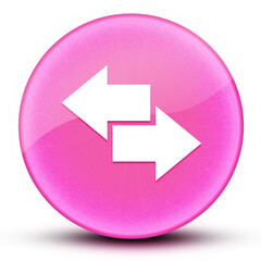 Transfer eyeball glossy elegant pink round button abstract