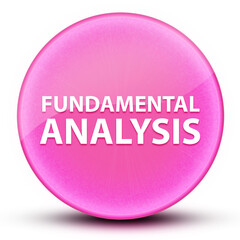 Fundamental Analysis eyeball glossy elegant pink round button abstract