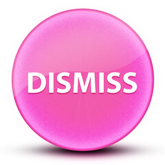 Dismiss eyeball glossy elegant pink round button abstract