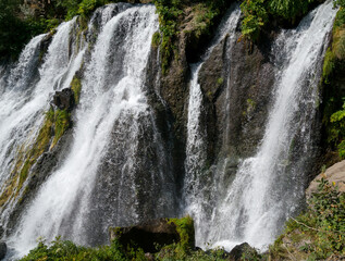 Shakinsky waterfall, which is 18 meters high. It is located in the Syunik region of Armenia