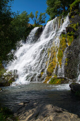 Shakinsky waterfall, which is 18 meters high. It is located in the Syunik region of Armenia