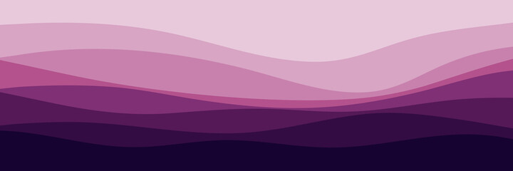 purple color wave pattern vector illustration good for web banner, ads banner, tourism banner, wallpaper, background template, and adventure design backdrop	