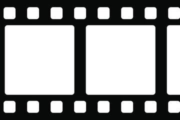 Film strip texture, abstract vector background. EPS 10