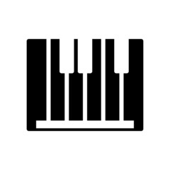 Piano Keys Icon Design Vector Template Illustration Sign And Symbol
