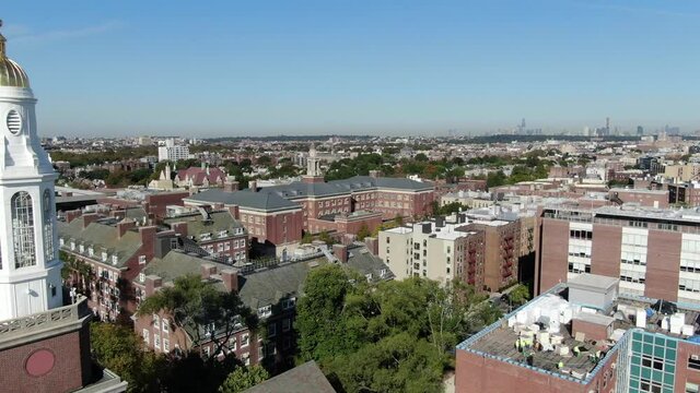 Aerial of Flatbush, Brooklyn and Brooklyn College