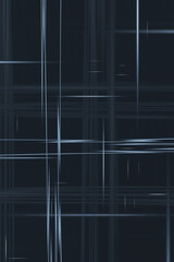 Horizontal and vertical glowing stripes on a blue background. Abstract vertical background.