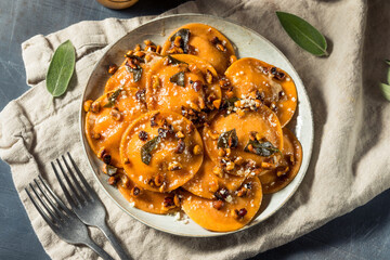 Homemade Butternut Squash Ravioli