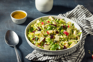 Healthy Fall Brussel Sprout Apple Salad