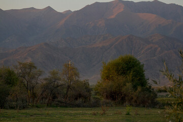morning in the mountains