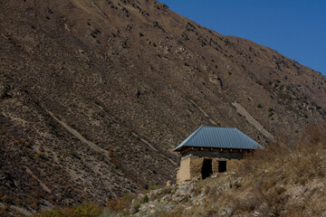 house in the mountains