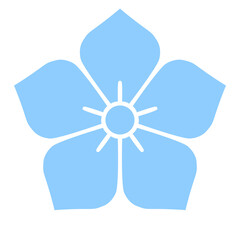 明智光秀の家紋です。桔梗といいます。